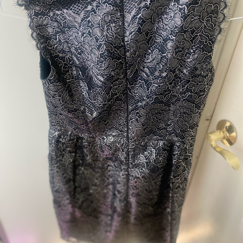 Shoshanna Floral dress - grey ish silver color - Picture 4 of 7